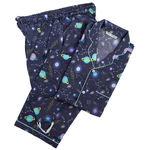 Planets and Star Twinning Nightwear Set