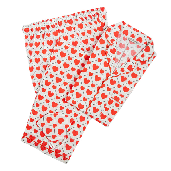 Red Heart Twinning Nightwear Set